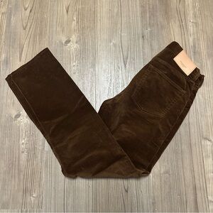 Moussy Vintage Brown Corduroy Trousers